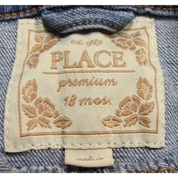 ✨️ Place Denim Jean Jacket Size 18 months - Picture 2 of 7